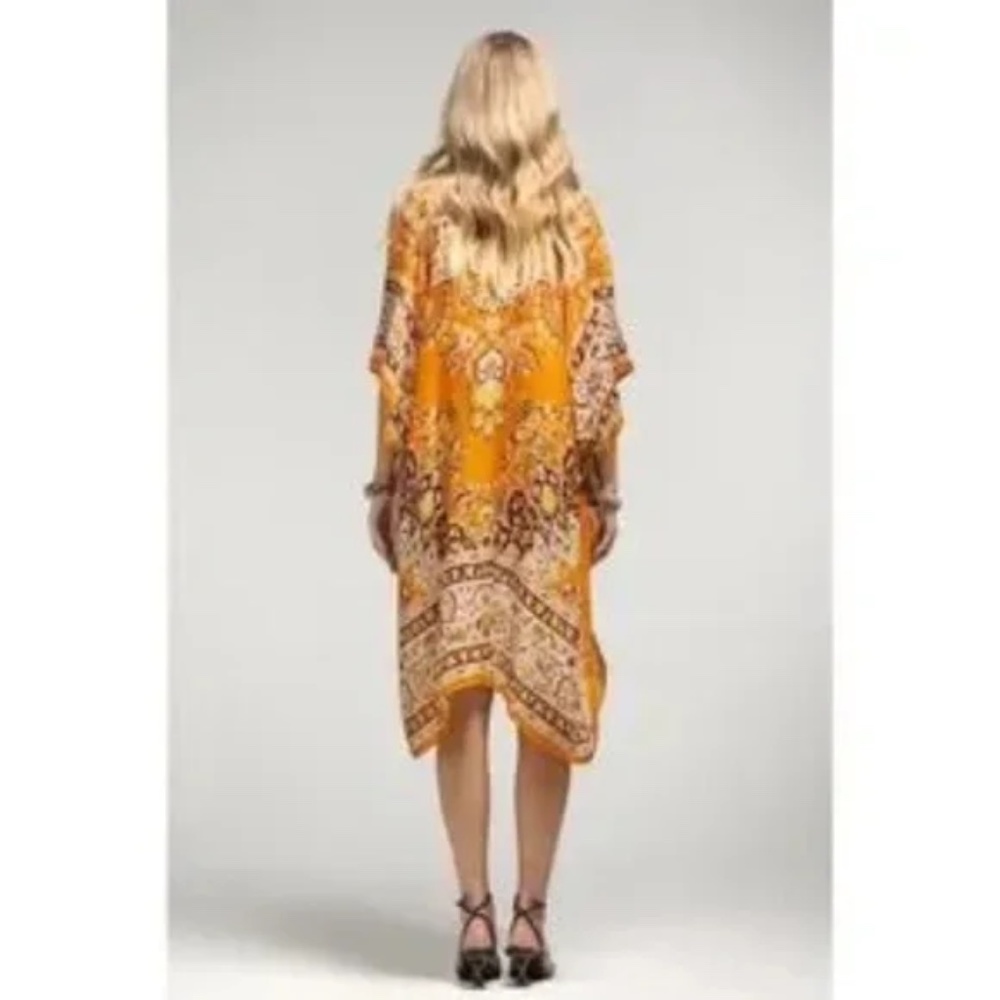 SOLD OUT Clementine Bohemian Floral Motif Kimono Wrap Coverup Open Summer Casual - Picture 4 of 5